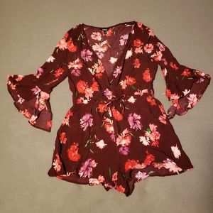 Express brand floral romper